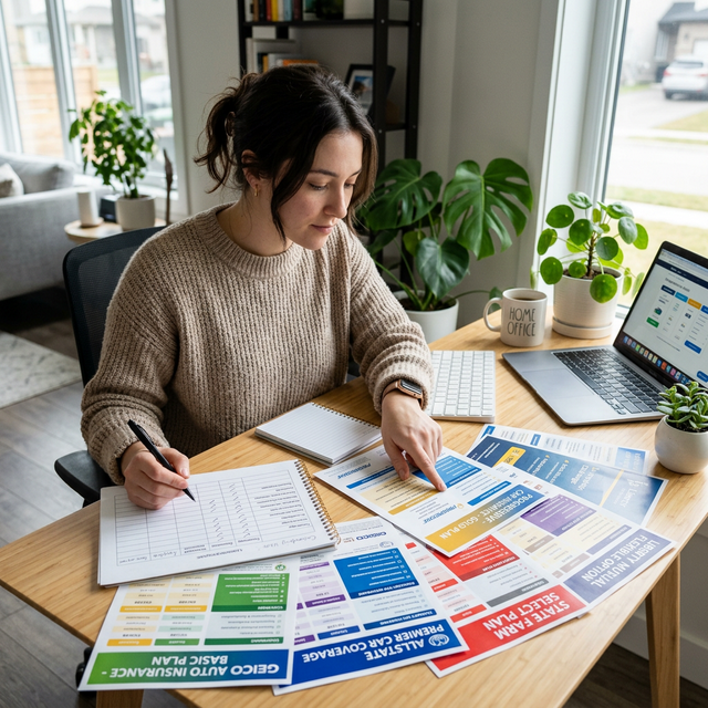 person choosing insurance plan